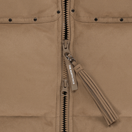 W’S SUEDE NUPTSE JACKET (RDS) CAMEL NJ1DR84K