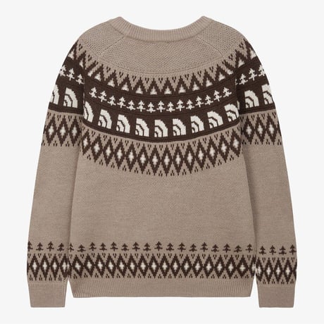 M'S NORDIC SWEATER WALNUT NT7AS52A