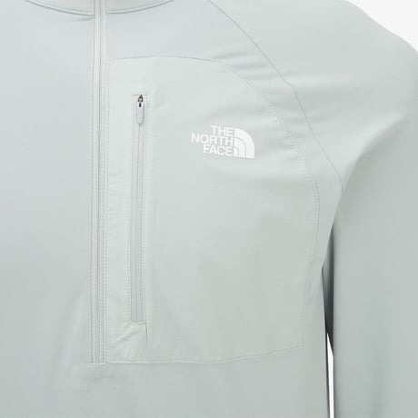 BATURA L/S ZIP TEE LIGHT GRAY NT7LR00B