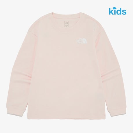 K'S GO-TO L/S R/TEE BABY PINK NT7TR02U