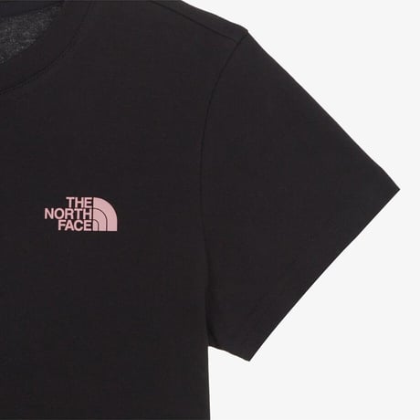 W’S FLORET S/S R/TEE REAL BLACK NT7UR32D