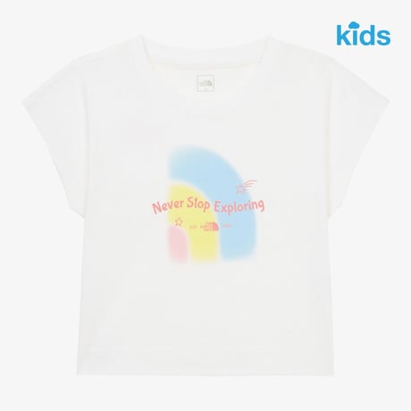 G'S SWEET RAINBOW S/S R/TEE OFF WHITE NT7UR11S