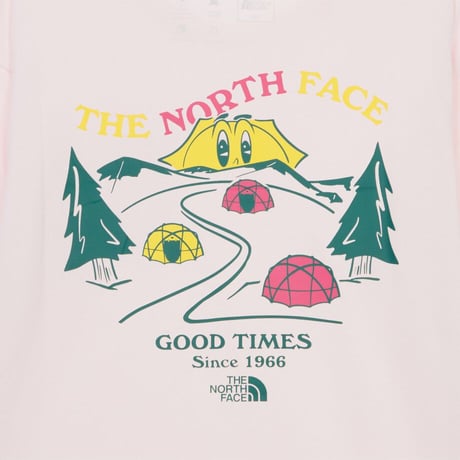 K'S CAMPOUT L/S R/TEE LIGHT PINK NT7TR01U