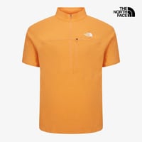 【SUMMIT SERIES】EIGER S/S ZIP TEE FLAME ORANGE NT7KS01C
