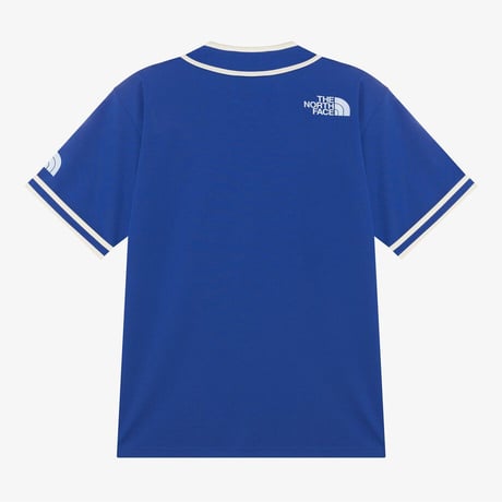TNF CREW S/S JERSEY TOP BLUE NT7UR25L