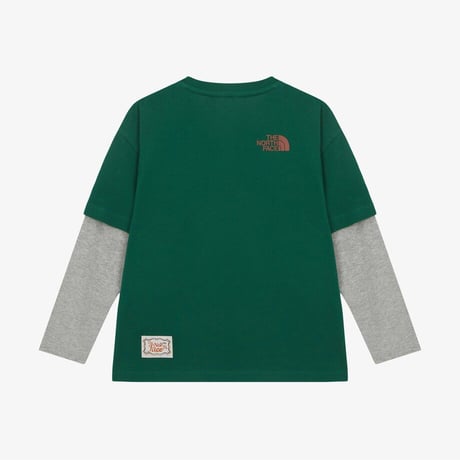 K'S CAMPOUT L/S R/TEE JUNGLE GREEN NT7TR52T