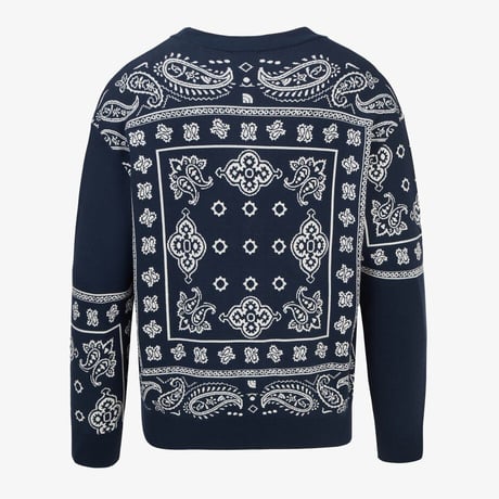 M'S PAISLEY CARDIGAN MIDNIGHT NAVY NJ5SR55A