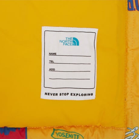 K'S PRINT NUPTSE JACKET (RDS) YELLOW NJ1DR65U