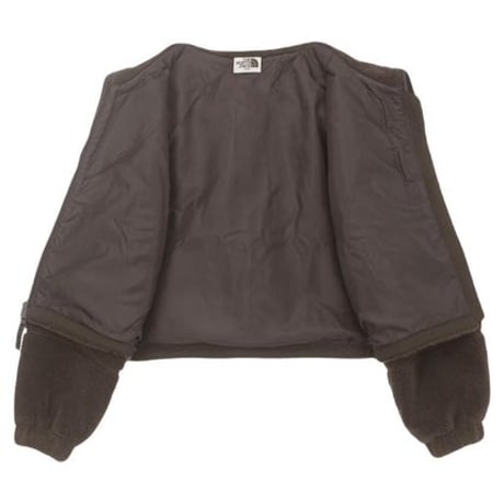 W'S PUFFY FLEECE JACKET BROWN NJ4FQ80