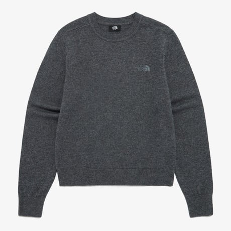 W'S RE:WOOL SWEATER DARK GRAY NT7AQ83A