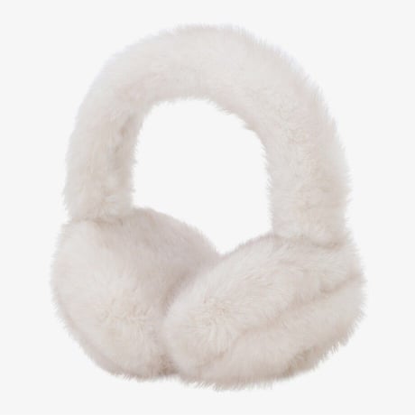 W'S FUR EARMUFF IVORY NA5IS54K
