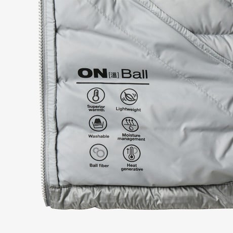 K'S VENTUS ON VEST LIGHT GRAY NV3NS51T