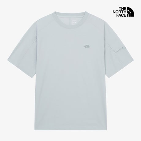 M'S PUMICE S/S R/TEE LIGHT BLUE NT7UR24D
