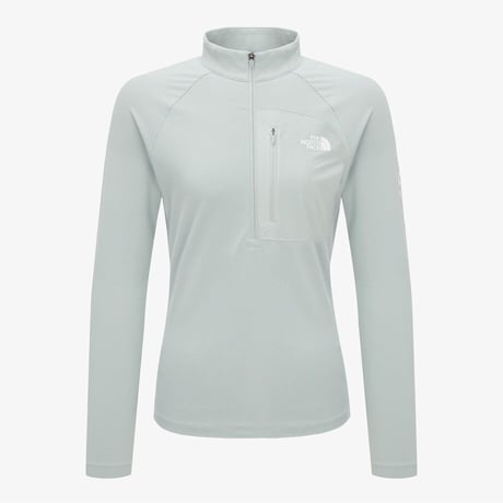 BATURA L/S ZIP TEE LIGHT GRAY NT7LR00B