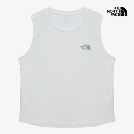 W'S TNF RUN SLEEVELESS WHITE NT7VS33C