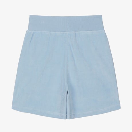 W'S VELOUR SHORTS POWDER BLUE NS6KQ80K