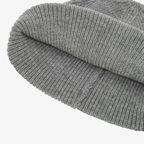 BIG LOGO BEANIE MELANGE GREY NE3BR61B
