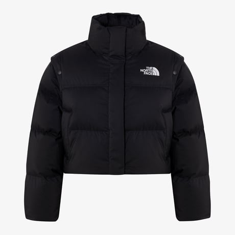 【ベスト分離可能】W'S NOVELTY NUPTSE DT JACKET (RDS) BLACK NJ1DR86J