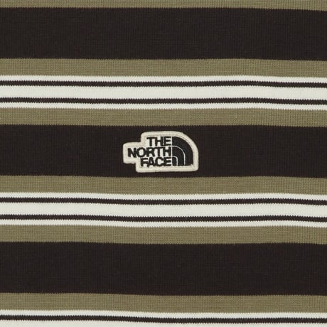 M'S EASYON STRIPE L/S R/TEE BLACK NT7TR56A