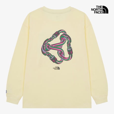 M'S KARABINER L/S R/TEE PASTEL YELLOW NT7TR70C