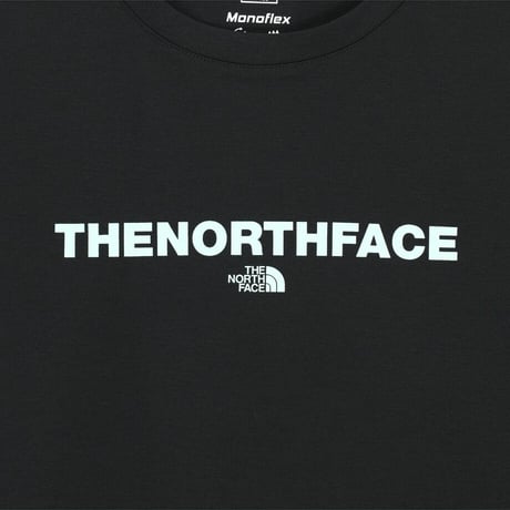 LOGO S/S R/TEE BLACK NT7US27J