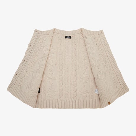 W'S LUOTO WOOL CARDIGAN CREAM NJ5SR88A