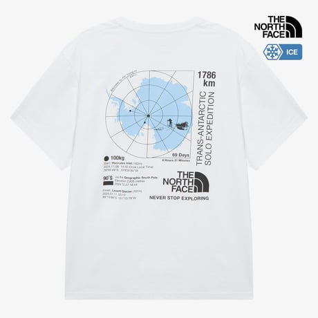 M’S 69DAYS EXPEDITION S/S R/ TEE 1 WHITE NT7US62B