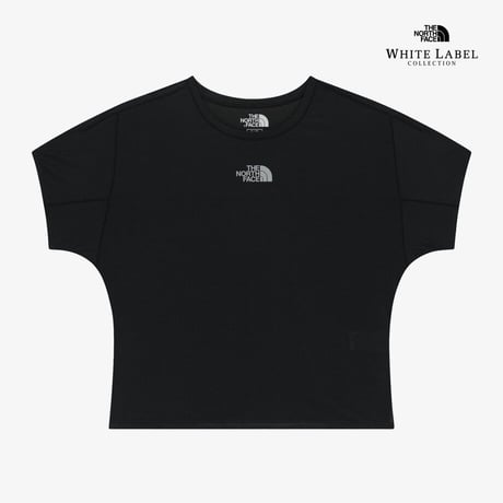 W'S DASH S/S R/TEE BLACK NT7UR38J