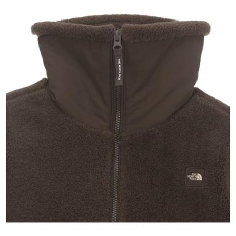 W'S PUFFY FLEECE JACKET BROWN NJ4FQ80