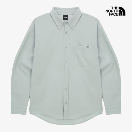 M'S PUMICE L/S SHIRTS COOL GRAY NH8LR03C