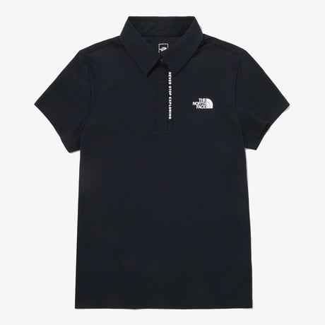 W'S ICE GREEN S/S POLO BLACK NT7PR31A