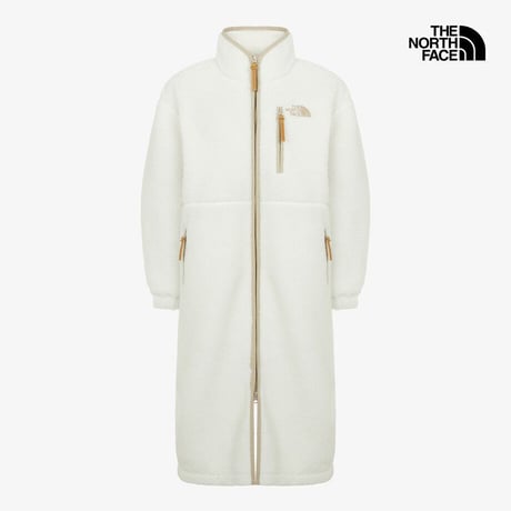 W'S TEDDY FLEECE COAT CREAM NC4FR85B