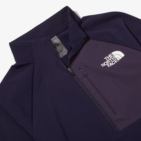 【SUMMIT SERIES】W'S SUMMIT MAKALU L/S ZIP TEE PURPLE NT7LQ80C