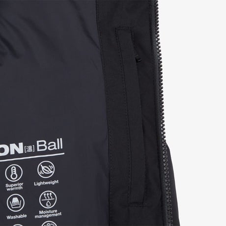 W'S VAIL ON JACKET BLACK NJ3NS88A