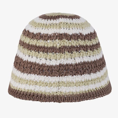 W CROCHET BUCKET HAT APPLE GREEN NE3HR03M
