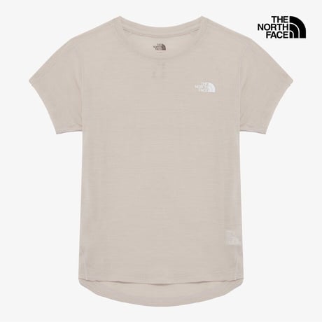 W'S MERINO BREEZE S/S R/TEE WHITE SAND NT7UR31B