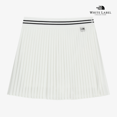 W'S PLEATY SKIRT WHITE NK6NS31K