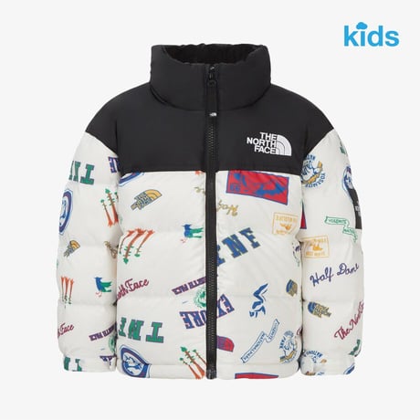 K'S PRINT NUPTSE JACKET (RDS) WHITE NJ1DR65T
