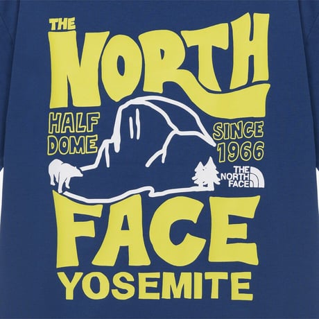 HALF DOME S/S R/TEE SCUBA BLUE NT7UR07L