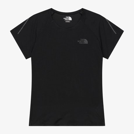 JET RUN S/S R/TEE BLACK NT7US19J
