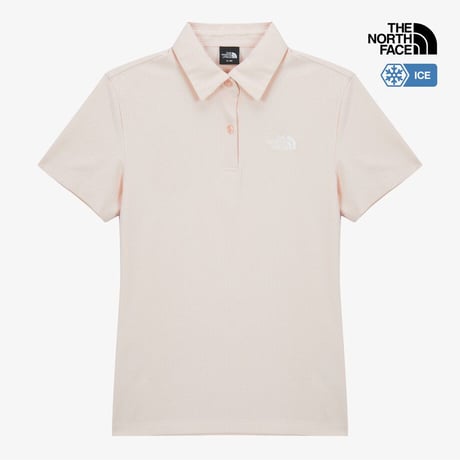 W'S SWING S/S POLO BABY PINK NT7PS31A