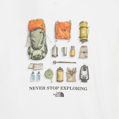 M'S CAMP VIBE S/S R/TEE OFF WHITE NT7UR07B