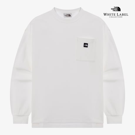 WAFFLE L/S R/TEE WHITE NT7TR02L