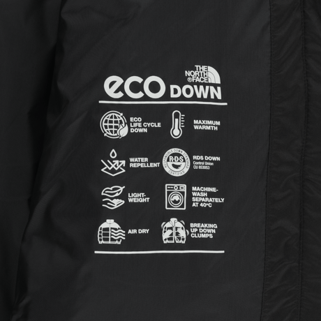 W'S NOVELTY NUPTSE MID JACKET (RDS) BLACK NJ1DR88J