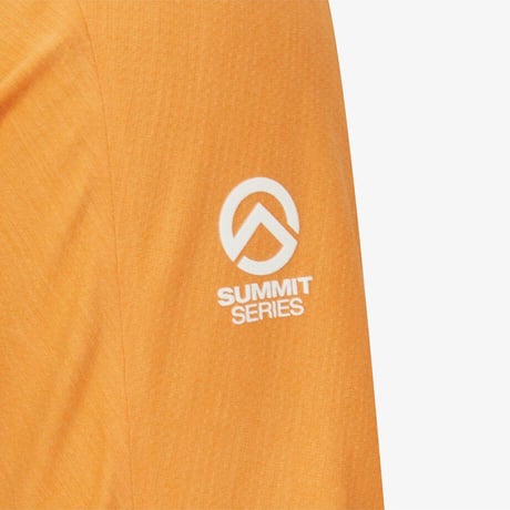 【SUMMIT SERIES】EIGER S/S ZIP TEE FLAME ORANGE NT7KS01C