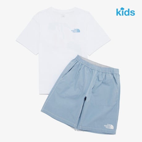 K'S HIKE CREW SET WHITE NT7UR26S