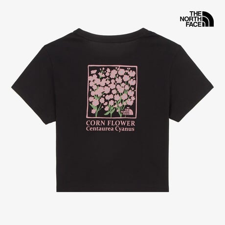 W’S FLORET S/S R/TEE REAL BLACK NT7UR32D