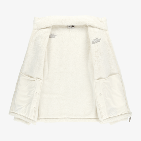 COMFY ALPHA FLEECE ZIP UP CREAM NJ4FR50K