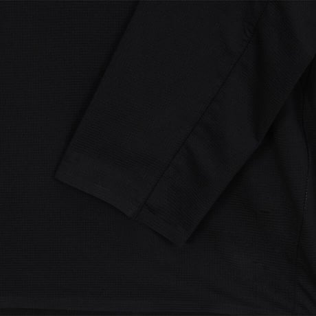 【SUMMIT SERIES】M'S MERAPEAK L/S R/TEE BLACK NT7TS10A