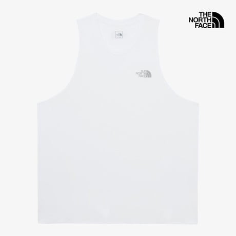 M'S TNF RUN SINGLET WHITE NT7VR05B